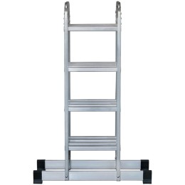 Лестница-трансформер четырехсекционная 4х4 13.2кг алюм. FIT 65450