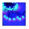 Гирлянда светодиодная "Шарики" 100LED син. 2.4см наружняя соединяемая до 3мод. SHLights 469060100432