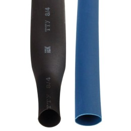 Набор трубок термоусадочных тонкостен. ТТУ 2/1; 4/2; 6/3; 8/4 (ЖЗ; С; К; Ч) 20х8см разноцвет. IEK UD