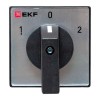 Переключатель кулачковый ПК-1-23 3п 63А "1-0-2" IP65 EKF pk-1-23-63-65