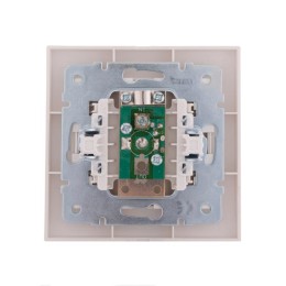 Розетка телевизионная оконечная TV СП Rain жемчуж./бел. перламутр. LEZARD 703-3030-130