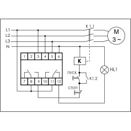 Реле контроля и наличия фаз CZF-331 (монтаж на DIN-рейке 35мм; регулировка порога отключения; 3х400/