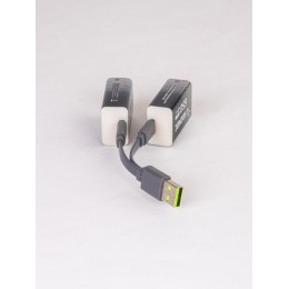 Аккумулятор крона Li-ion 9В 650мАч (уп.2шт) КОСМОС KOCLi9V650mAh2B