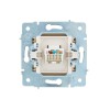 Розетка компьютерная 1-м СП ASTI IP20 RJ45 механизм Cat 5e крем. LEZARD 7081-0388-139
