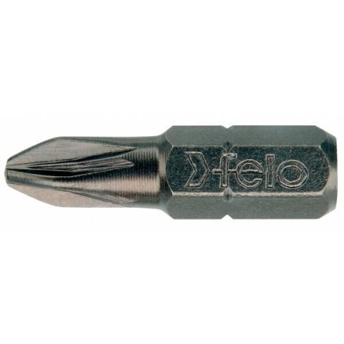 Бита крестовая Industrial PZ 1х25 10шт в пластиковом боксе FELO 02101016