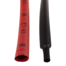 Набор трубок термоусадочных тонкостен. ТТУ 2/1; 4/2; 6/3; 8/4 (Ж; С; К; Ч; Б) 20х8см разноцвет. IEK