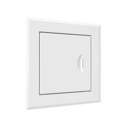 Люк-дверца ревизионная 210х210мм фланец 150х150мм с ручкой сталь покрытие - полимер EVECS ЛТ1515Мп