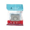 Розетка компьютерная 1-м СП ASTI IP20 RJ45 механизм Cat 5e платина. LEZARD 7081-3588-139