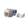 Вставка Keystone Jack RJ45 (8P8C) кат.6 KJ9-8P8C-C6-90-WH бел. Hyperline 432594