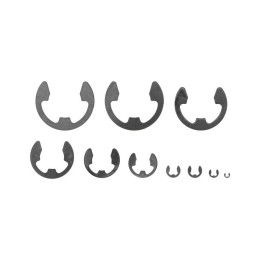 Набор быстросъемных стопорных колец 1.5-22мм (300шт/уп) Kranz KR-01-3101-13