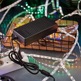 Источник питания 110-220В AC/12В DC 12.5А 150Вт с DC разъемом подключения 5.5х2.1 без влагозащ. IP23