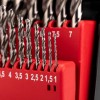 Набор сверл по металлу 1-10мм (через 0.5мм) Р6М5 цилиндрический хвостовик 19шт Kranz KR-91-0635
