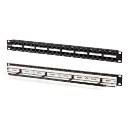Патч-панель PPHD-19-48-8P8C-C6-110D высокой плотн. 19дюйм 1U 48 портов RJ45 кат.6 Dual IDC Hyperline