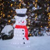 Фигура светодиодная акриловая "Снеговик в шляпе" 38х38х72см 6Вт IP65 понижающ. трансф. в компл. Neon