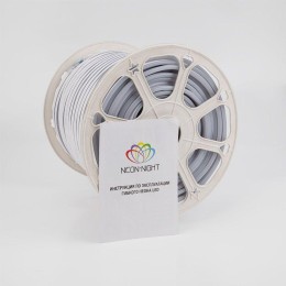 Шнур светодиодный гибкий неон LED SMD 8х16мм 120LED/м двустор. красн. (уп.100м) Neon-Night 131-092