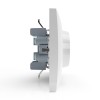Розетка 2-м СП AVA 16А IP20 с заземл. защ. шторки в сборе бел. TOKOV LIGHT TKL-AV-R2FZSF-C01