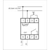 Реле времени PCZ-531A10 6А 85-265В AC/DC 1NO IP20 1-10В/30мА 2мод. 1 канал аналог. выход; программир