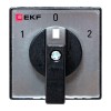 Переключатель кулачковый ПК-1-24 4п 10А "1-0-2" IP65 EKF pk-1-24-10-65