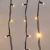 Гирлянда светодиодная "Айсикл" (бахрома) 5х0.7м 152LED тепл. бел. 12Вт IP67 провод каучук черн. (нуж