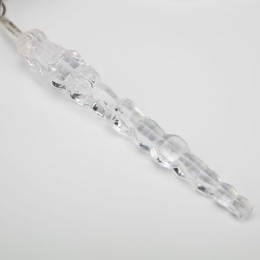 Гирлянда светодиодная "Айсикл" (бахрома) "Сосульки" 1.5х0.25м 10LED бел. 0.51Вт IP20 провод прозр. N