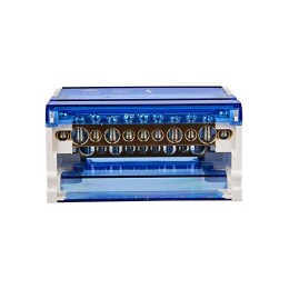 Шина на DIN-рейку в корпусе (кросс-модуль) ШНК 4х11 3L+PEN IEK YND10-4-11-125