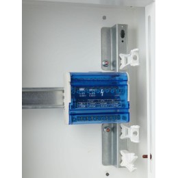 Шина на DIN-рейку в корпусе (кросс-модуль) ШНК 4х11 3L+PEN IEK YND10-4-11-125