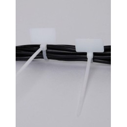 Хомут кабельный ХП1 3х150 нейл. бел. с таб. 25х15 (уп.100шт) IEK UHH61-3-150-100