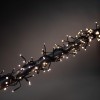 Гирлянда светодиодная "Кластер LED" 3м 288LED тепл. бел. 14Вт IP20 провод ПВХ темн. зел. Neon-Night