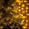 Гирлянда светодиодная "Кластер LED" 3м 288LED тепл. бел. 14Вт IP20 провод ПВХ темн. зел. Neon-Night