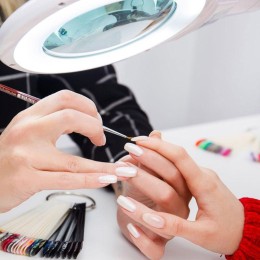 Лупа на струбцине круглая настол. 5Х с подсветкой 90 LED бел. Rexant 31-0403