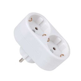 Разветвитель с заземл. 16А AD-2G 3.5кВт JazzWay 5004641
