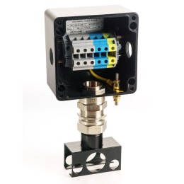 Коробка клеммная проходная взрывозащ. на осн. модульн. управл. устр. MT с метал. опорой для подключ.