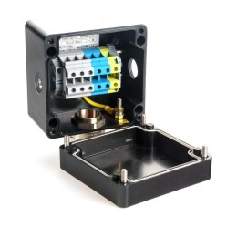 Коробка клеммная проходная взрывозащ. на осн. модульн. управл. устр. MT с метал. опорой для подключ.