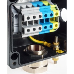 Коробка клеммная проходная взрывозащ. на осн. модульн. управл. устр. MT с метал. опорой для подключ.