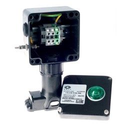 Коробка клеммная взрывозащ. с индикацией питания КВП на пластик. опоре для подключ. или концев. заде