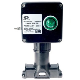 Коробка клеммная взрывозащ. с индикацией питания КВП на пластик. опоре для подключ. или концев. заде