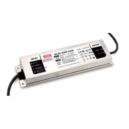 Драйвер 240Вт 24В для LED ленты Meanwell ELG-240-24A IP65 244x71x37.5мм VARTON ELG-240-24A
