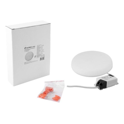 Светильник светодиодный LTL-5039-01 10Вт 6500К встраив. с БП бел. Ultraflash 14417
