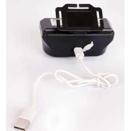 Фонарь аккумуляторный налобный LED53763 XPE + COB LED 3 + 3Вт 1 режим аккум 3.7В крепл. черн. (бокс)