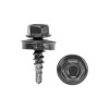 Саморез кровельный 4.8х19мм окрашенный RAL 7024 короб (уп.250шт) Kranz 1205-4819-3