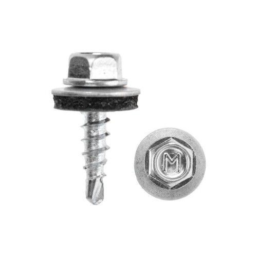 Саморез кровельный 4.8х19мм цинк короб (уп.250шт) Kranz 1201-4819-3