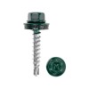 Саморез кровельный 4.8х29мм окрашенный RAL 6005 короб (уп.250шт) Kranz 1204-4829-3