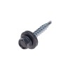 Саморез кровельный 4.8х29мм окрашенный RAL 7024 короб (уп.250шт) Kranz 1205-4829-3