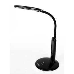 Светильник настольный KD-823 C02 LED 8Вт 230В 500лм сенс. термометр рег.ярк и цвет.темп. черн.Cameli