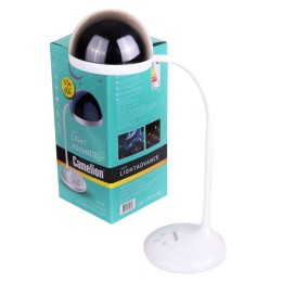 Светильник настольный KD-828 C01 LED 6.5Вт 230В 360лм сенс.рег.ярк .CCT RGB-ночник "Звездн. небо" бе