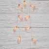 Гирлянда светодиодная "Кристаллы бронзовые" 1.5м 10LED тепл. бел. 0.1Вт IP20 провод ПВХ прозр. элеме