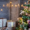 Гирлянда светодиодная "Кристаллы бронзовые" 1.5м 10LED тепл. бел. 0.1Вт IP20 провод ПВХ прозр. элеме