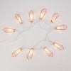 Гирлянда светодиодная "Кристаллы бронзовые" 1.5м 10LED тепл. бел. 0.1Вт IP20 провод ПВХ прозр. элеме