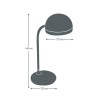 Светильник настольный KD-828 C02 LED 6.5Вт 230В 360лм сенс.рег.ярк. CCT RGB-ночник "Звездн. небо" че