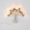 Гирлянда светодиодная "Лампочки" 1.5м 10LED тепл. бел. 0.1Вт IP20 провод ПВХ прозр. элементы питания